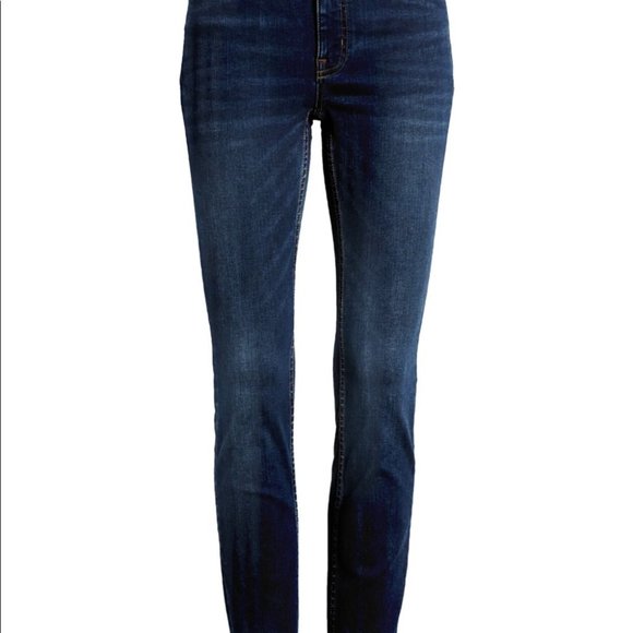 Frank & Oak The Debbie Ultra-Stretch Skinny Jean in Dark Indigo Size 28 - Picture 7 of 11